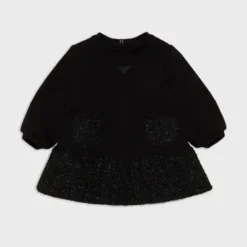 EMPORIO ARMANI Black Dress - 12 months