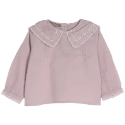 EMILE ET IDA Purple Blouse - 2 years