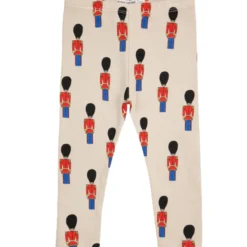 BOBO CHOSES Beige, Red & Blue Leggings - 6 months