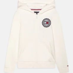 TOMMY HILFIGER White & Blue Hoodie - 9 years/10 years