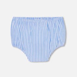 JACADI Blue & White Bloomer - 12 months