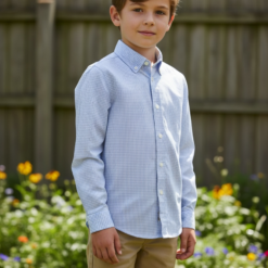KNOT Blue & White Shirt - 6 years