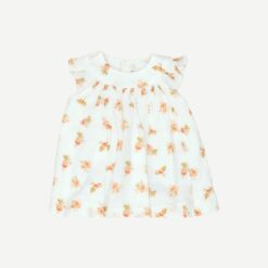 BONPOINT Off-white, Pink & Green Dress - 2 years