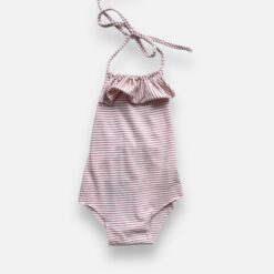 BABE&TESS White & Red Bodysuit - 9 months