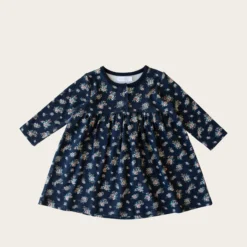 JAMIE KAY Blue, White & Purple Dress - 2 years