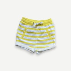 ORCHESTRA Yellow & White Shorts - 12 months