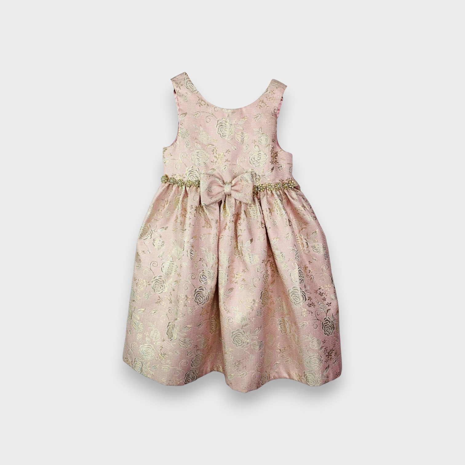 AMERICAN PRINCESS Pink & Gold Dress - 4 years
