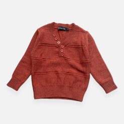 WINTER TIME Brick Red Jumper - 4 years