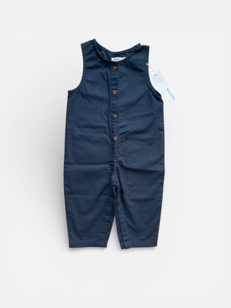 BOUTCHOU Navy Jumpsuit - 9 months