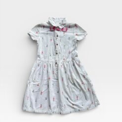 CARTER'S White & Pink Dress - 7 years