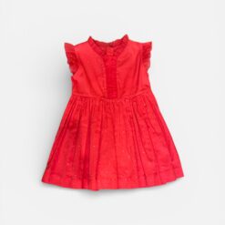 CHATEAU DE SABLE Red & Gold Dress - 2 years