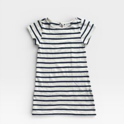 CREWCUTS Beige & Blue Dress - 4 years/5 years
