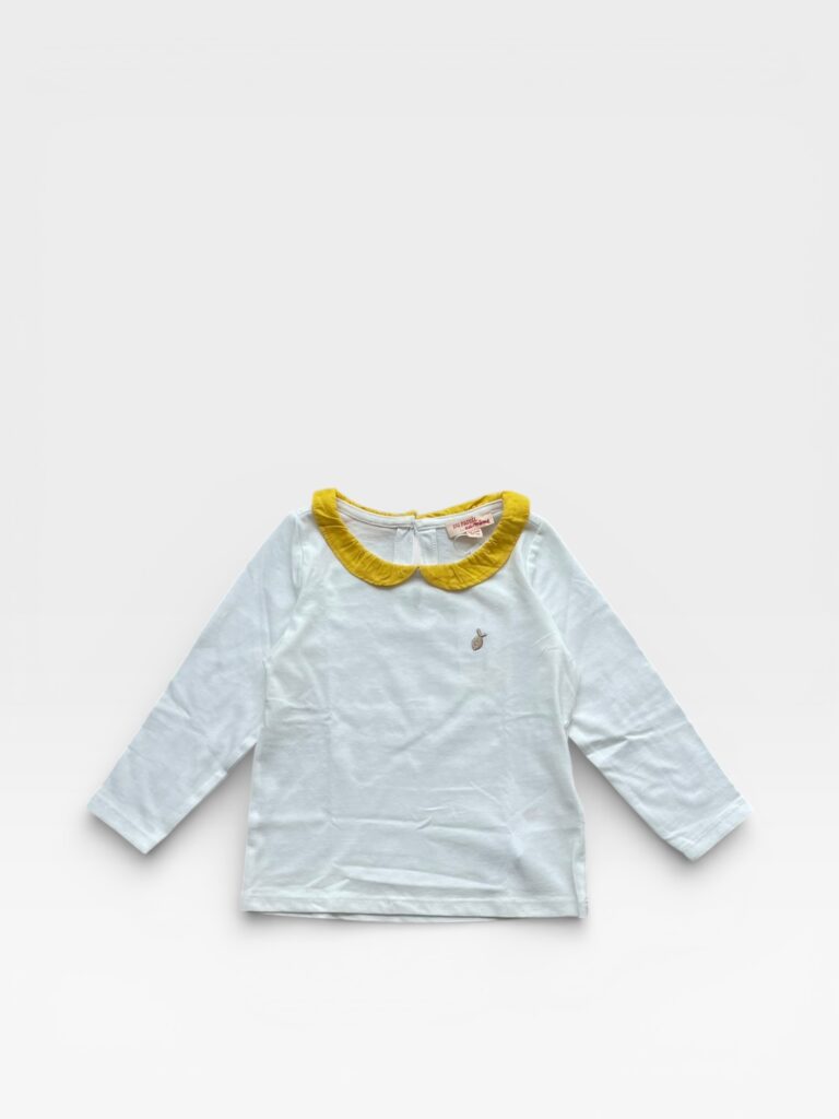 DPAM White & Yellow Tshirt - 2 years