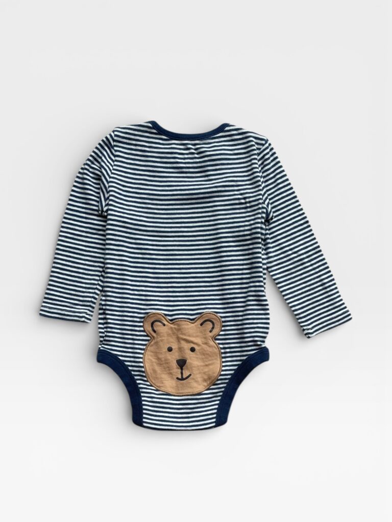 GAP Blue & White Bodysuit - 12 months/18 months