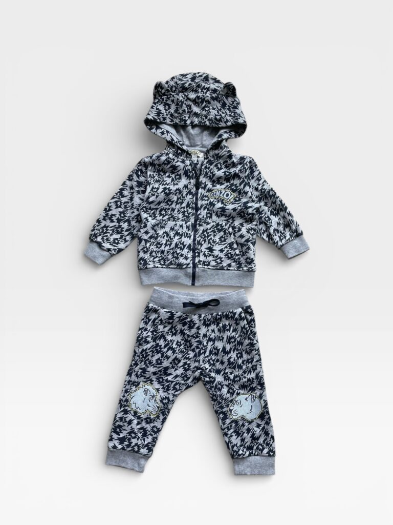 KENZO Grey & Black Set - 12 months