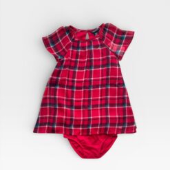 NAUTICA Red Dress & Bloomer - 2 years