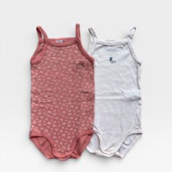 PETIT BATEAU Pink Bodysuit & Pack Of 2 - 3 years