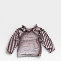 UNKNOWN Beige, Burgandy & Blue Tshirt - 5 years/6 years