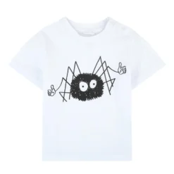 STELLA MCCARTNEY White & Black Tshirt - 6 months