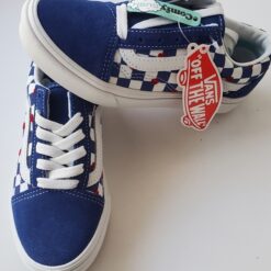 VANS Blue, White & Red Shoes - EU36