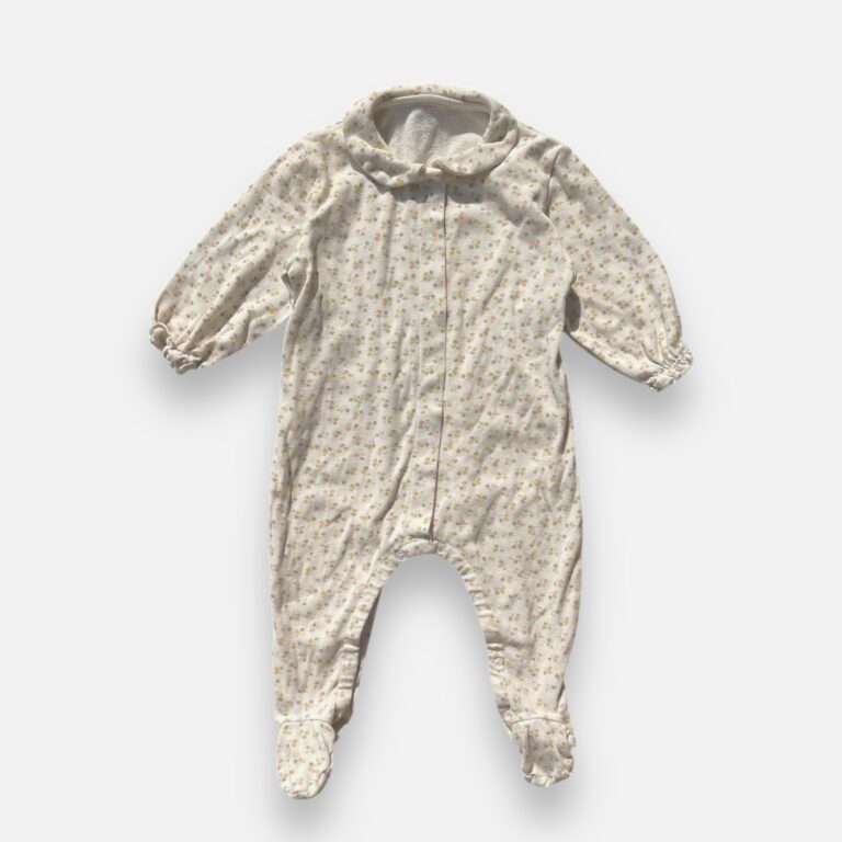 PETIT BATEAU Beige & Yellow Pyjamas - 6 months