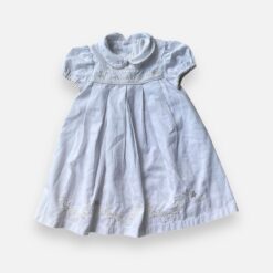 MAYORAL White & Beige Dress - 18 months/2 years