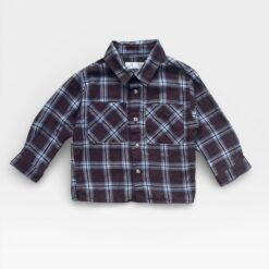 ZARA Brown & Blue Shirt - 18 months/2 years