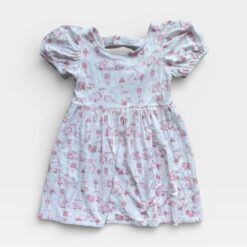 JANIE & JACK White & Pink Dress - 6 years