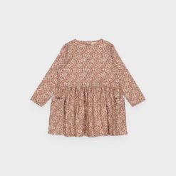 WHEAT Beige & Brown Dress - 3 years