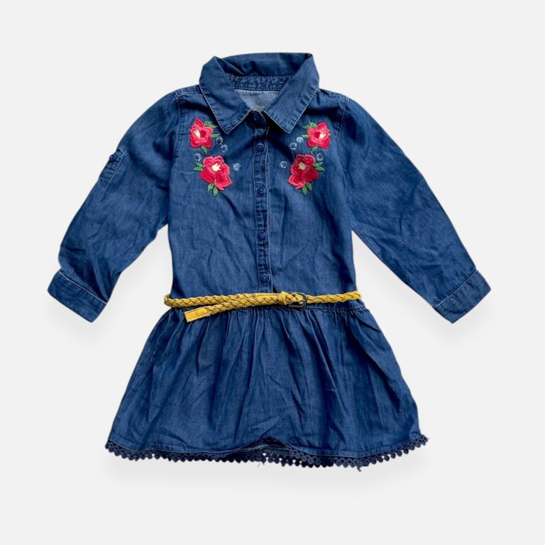 ORCHESTRA Blue & Red Dress - 2 years