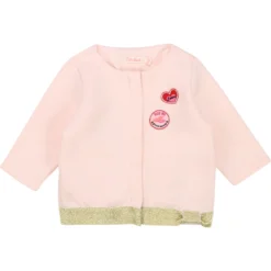 BILLIEBLUSH Pink & Glitter Cardigan - 2 years