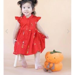 THE ELLY STORE,DISNEY Red & Orange Dress - 6 months