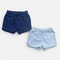 CAT & JACK Blue & White Shorts & Pack Of 2 - 6 years