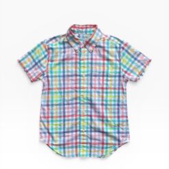CREWCUTS White & Purple Shirt - 6 years/7 years