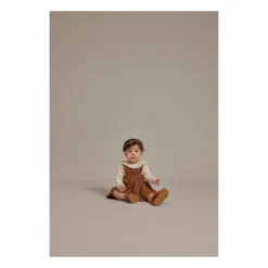 RYLEE+CRU Brown Dress & Apron - 2 years/3 years