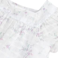 TARTINE ET CHOCOLAT White & Purple Blouse - 3 years