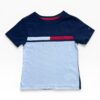 TOMMY HILFIGER Blue & White Tshirt - 2 years/3 years