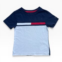 TOMMY HILFIGER Blue & White Tshirt - 2 years/3 years