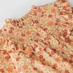 LARANJINHA Pink & Orange Dress - 3 years