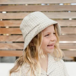 RYLEE+CRU Off-white & Green Hat - 7 years/8 years
