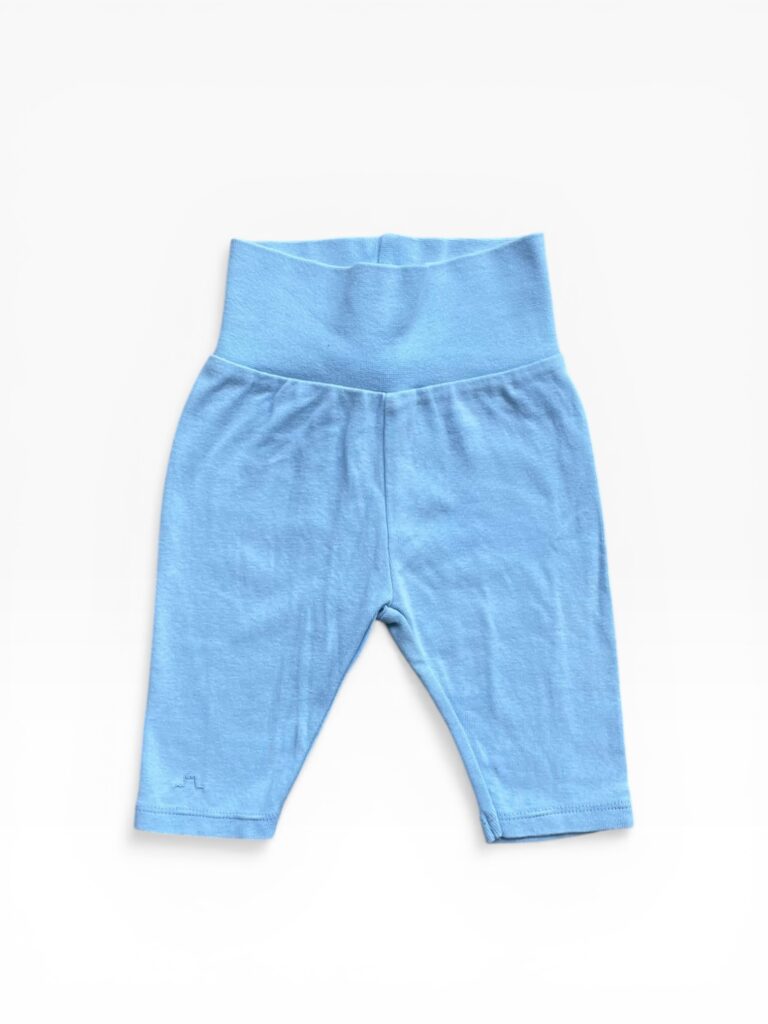 CHATEAU DE SABLE Blue Leggings - 3 months