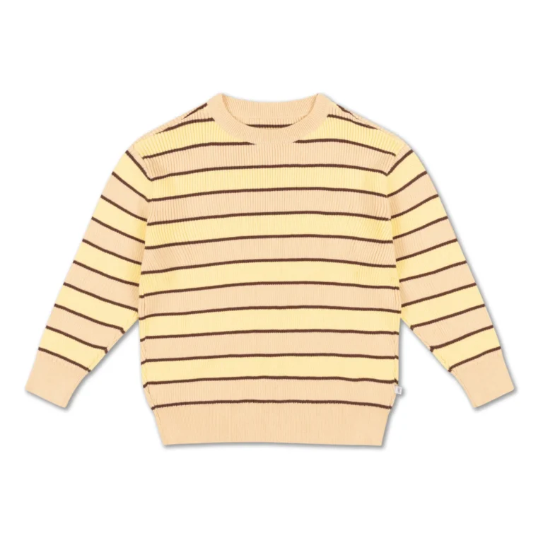 REPOSE AMS Yellow & Beige Jumper - 6 years
