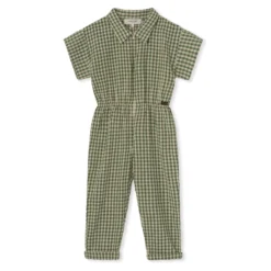 A MONDAY IN COPENHAGEN Green & Off-white Jumpsuit - 2 years
