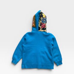 BAPE KIDS Blue & Camo Hoodie - 8 years/9 years