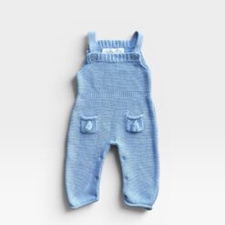 CHATEAU DE SABLE Blue Jumpsuit - 3 months