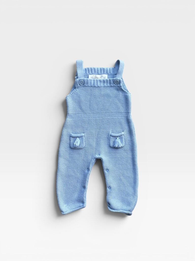 CHATEAU DE SABLE Blue Jumpsuit - 3 months
