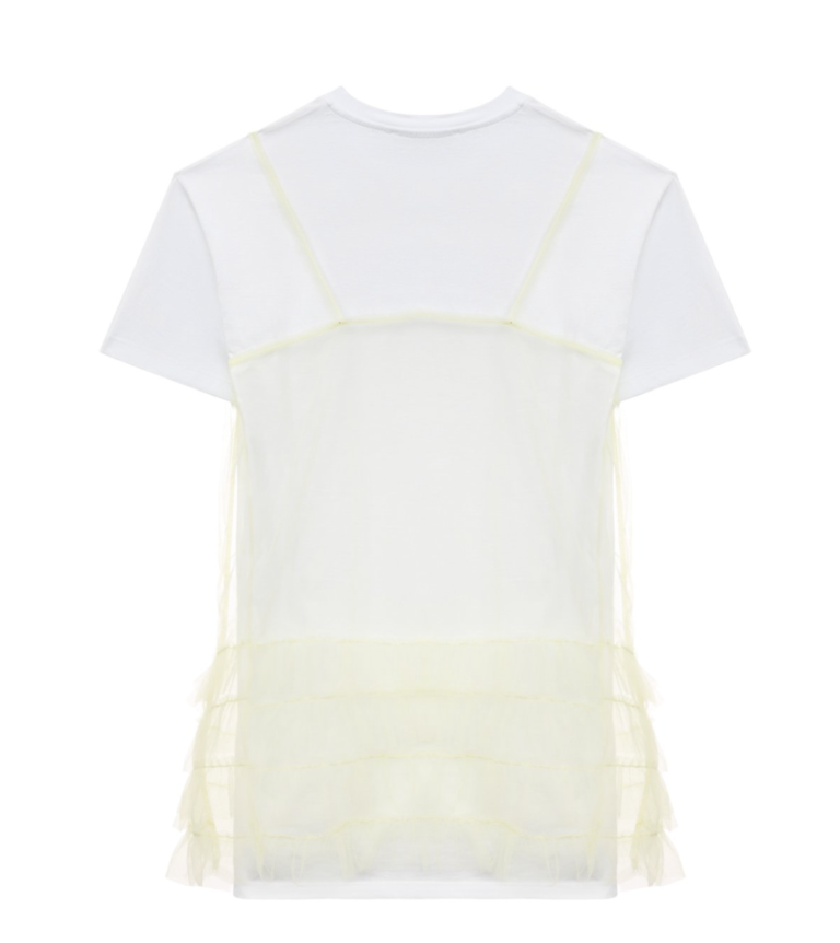 MSGN White & Yellow Dress - 8 years