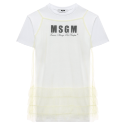 MSGN White & Yellow Dress - 10 years