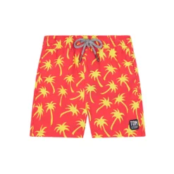 TOM & TEDDY Pink & Yellow Swim Trunks - 3 years/4 years