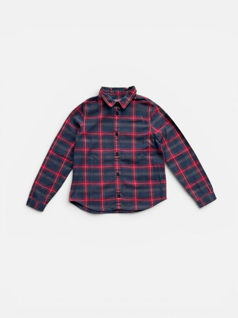 ZADIG & VOLTAIRE Blue & Red Shirt - 8 years